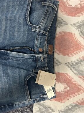 Mother The Hustler Roller Ankle Wide Leg Jeans Womens 32 NEW